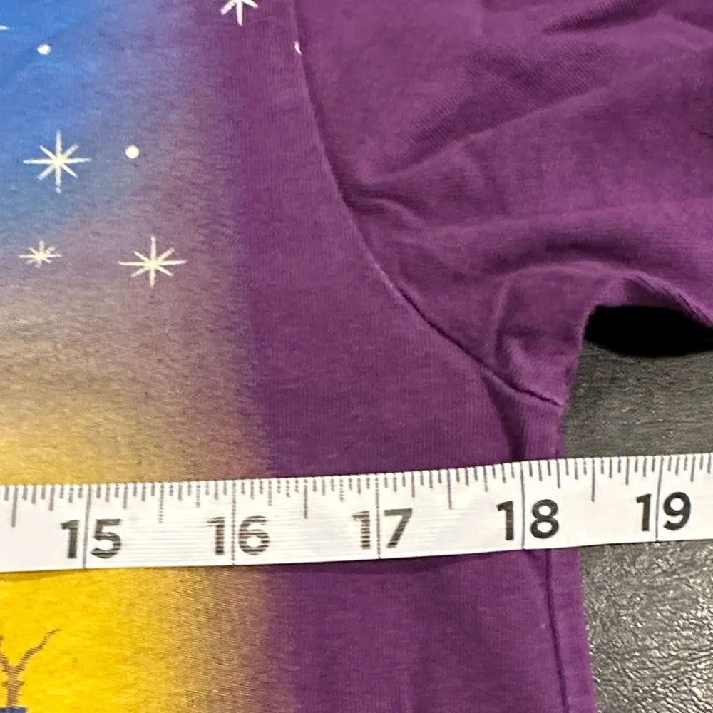 Disney Purple Tee with Hong Kong Disneyland Design
